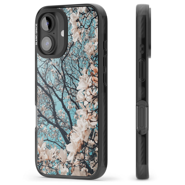 iPhone 16 Pro Max Magnolia Tree Photograph Black Impact Phone Case