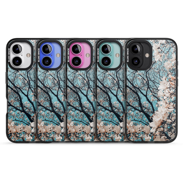 iPhone 16 Pro Max Magnolia Tree Photograph Black Impact Phone Case