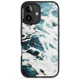 iPhone 16 Pro Max Ocean Waves Photograph Black Impact Phone Case