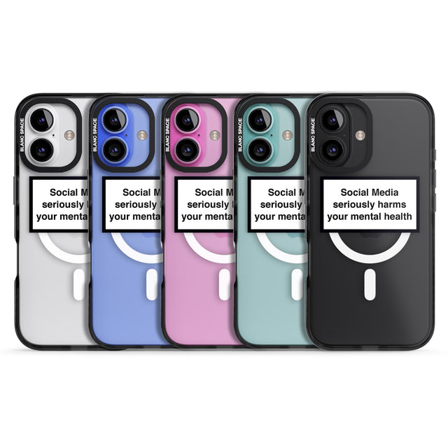 iPhone 16 Pro Max Social Media Quote Black Impact Phone Case