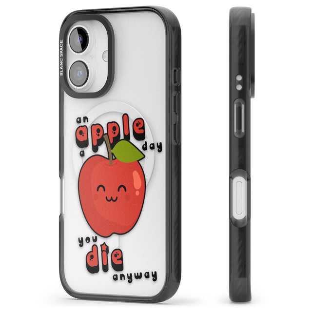 iPhone 16 An Apple a Day Clear Impact Phone Case