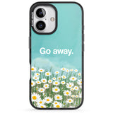 iPhone 16 Pro Max Go away Black Impact Phone Case