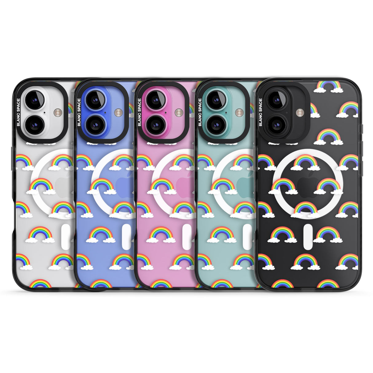 iPhone 16 Pro Max Rainbow of possibilities Black Impact Phone Case