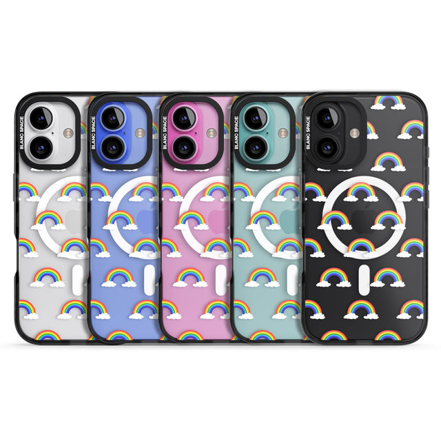 iPhone 16 Pro Max Rainbow of possibilities Black Impact Phone Case