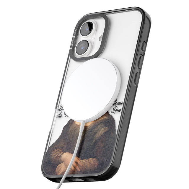 iPhone 16 Pro Max Mona Lisa Cutout Black Impact Phone Case