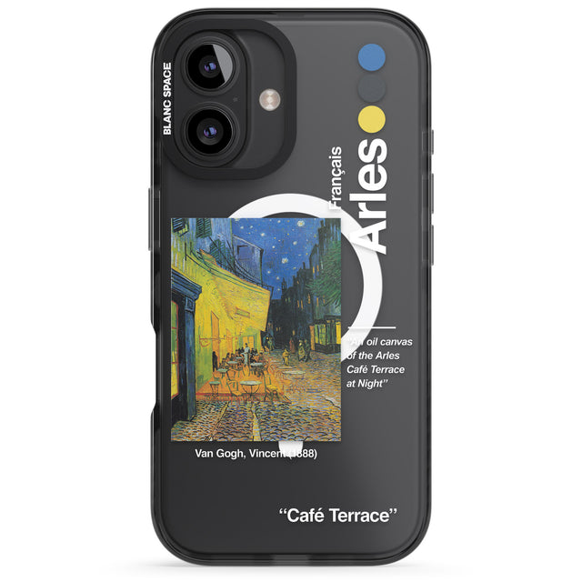 iPhone 16 Pro Max Cafe Terrace at Night Black Impact Phone Case