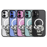 iPhone 16 Pro Max Skull Eyes Black Impact Phone Case