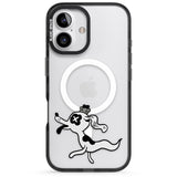 iPhone 16 Pro Max Dog Spirit Black Impact Phone Case