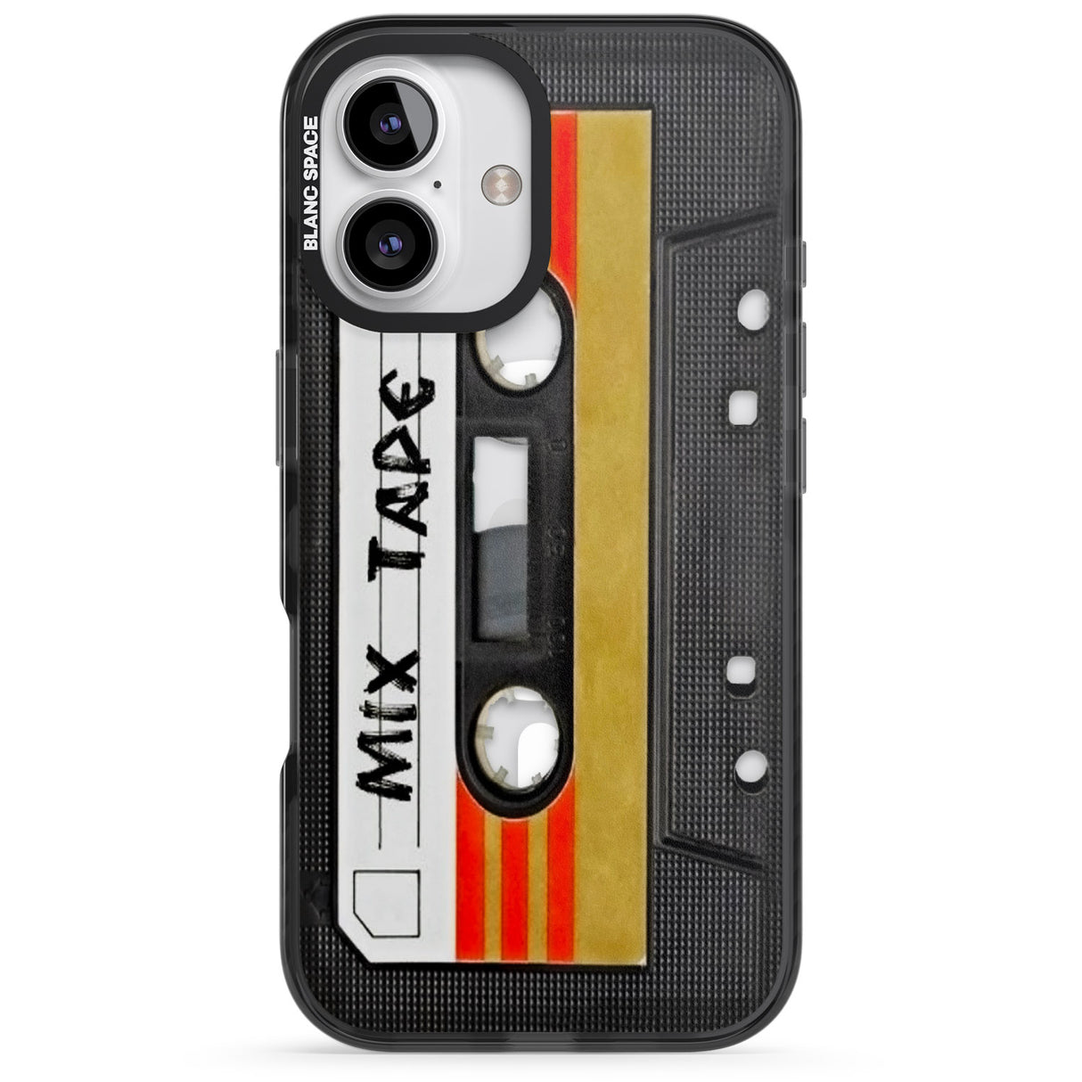 iPhone 16 Pro Max Retro Mix Tape Black Impact Phone Case