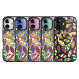 iPhone 16 Pro Max Colourful Holiday Ornaments Black Impact Phone Case