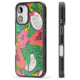 iPhone 16 Pro Max Psychedelic Salad Black Impact Phone Case