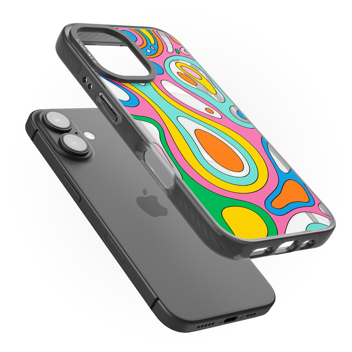 iPhone 16 Pro Max Dreams & Grooves Black Impact Phone Case