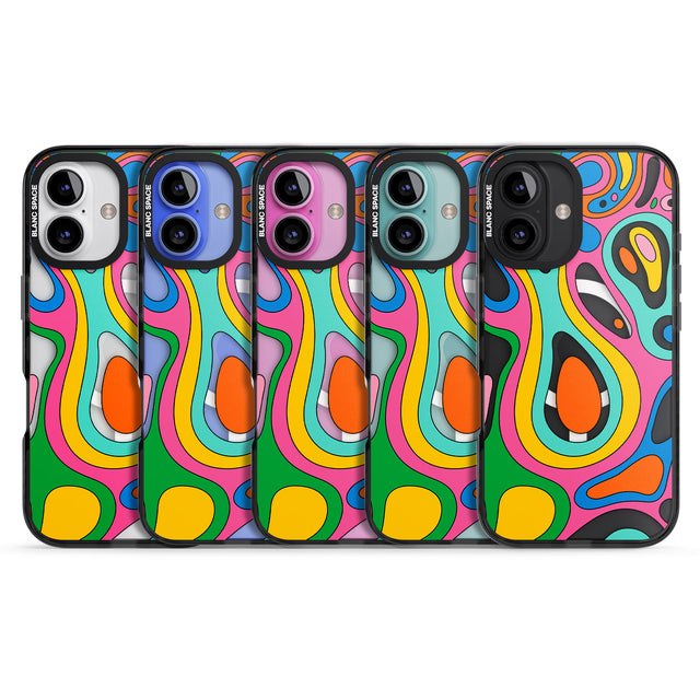 iPhone 16 Pro Max Dreams & Grooves Black Impact Phone Case