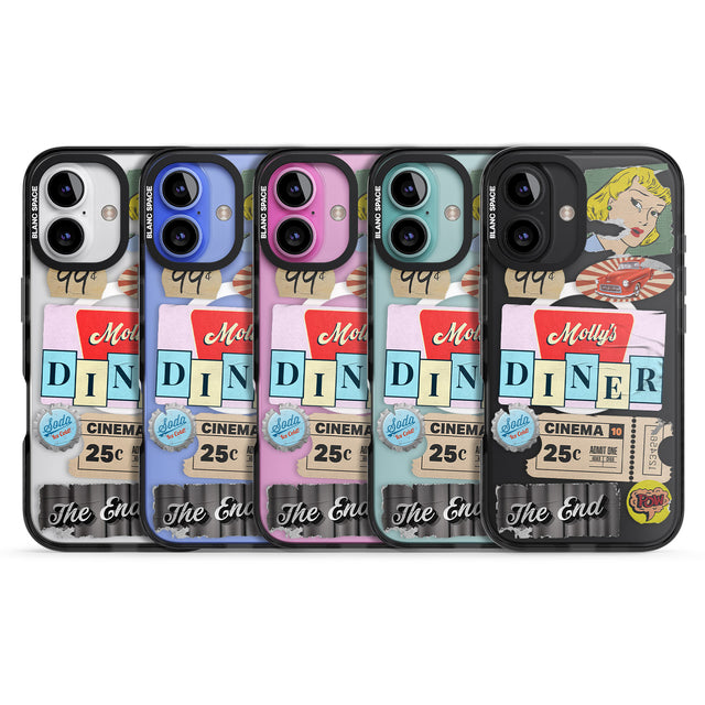 iPhone 16 Pro Max Nifty Fifties Swing Black Impact Phone Case