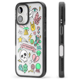 iPhone 16 Pro Max Introvert Sticker Black Impact Phone Case