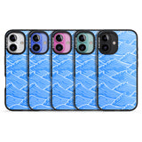 iPhone 16 Pro Max Waves Pattern Black Impact Phone Case