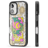 iPhone 16 Pro Max Celestial Zodiac - Aquarius Clear Impact Phone Case + Magsafe