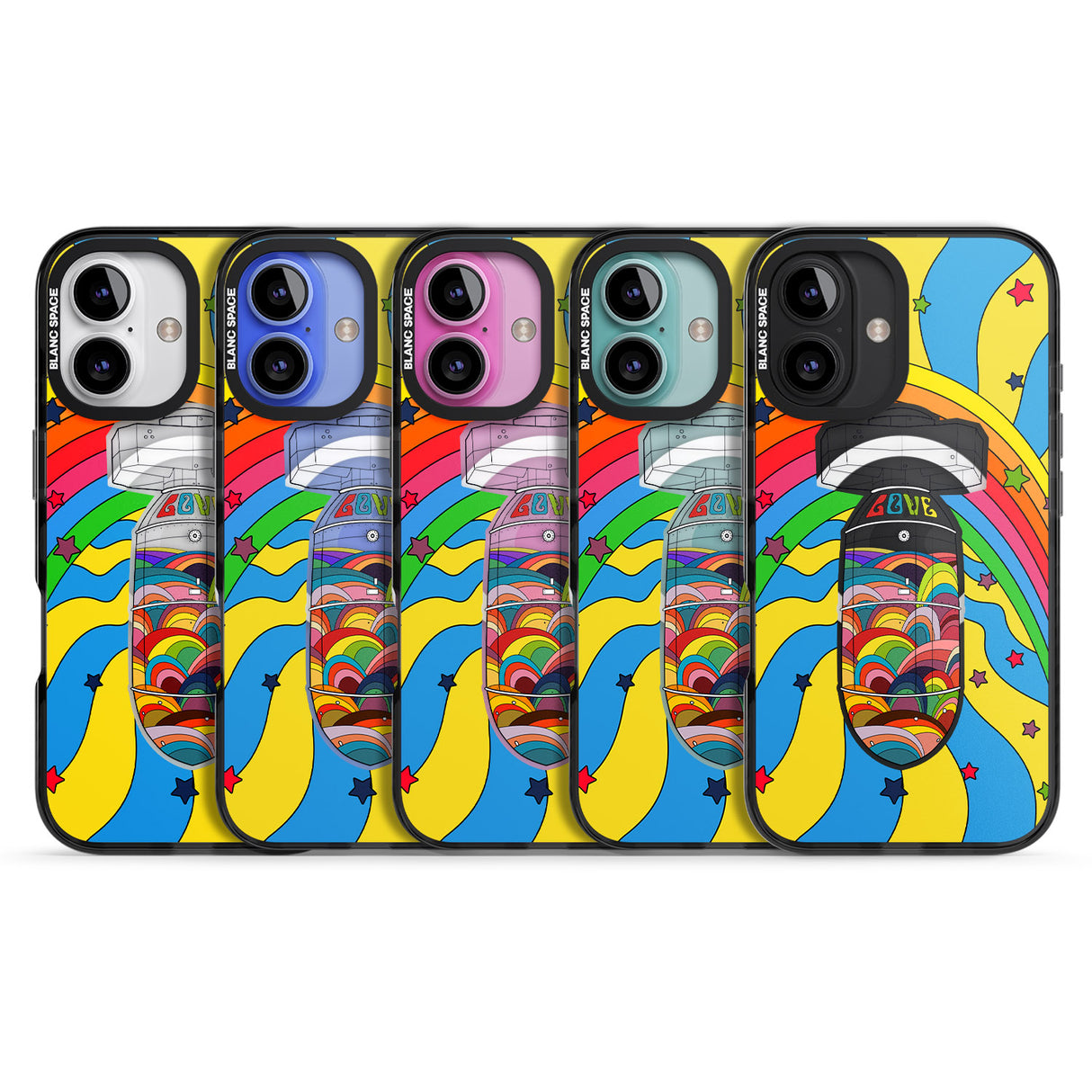 iPhone 16 Pro Max Love Bomb Black Impact Phone Case