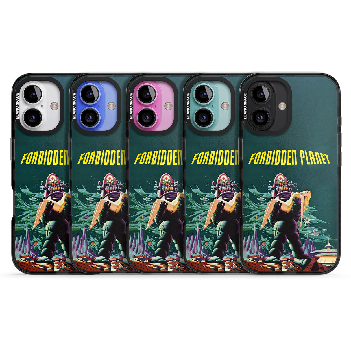 iPhone 16 Pro Max Forbidden Planet Poster Black Impact Phone Case