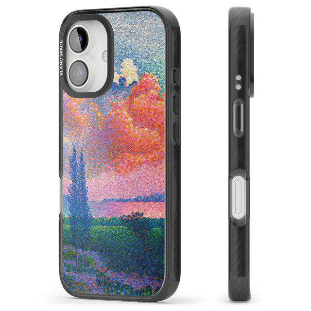 iPhone 16 Pro Max Spring's Garden Black Impact Phone Case