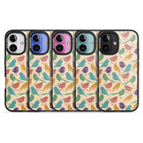 iPhone 16 Pro Max Colourful Feathered Friends Bird Black Impact Phone Case