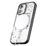 iPhone 16 Pro Max Gemini Emblem - Transparent Design Black Impact Phone Case