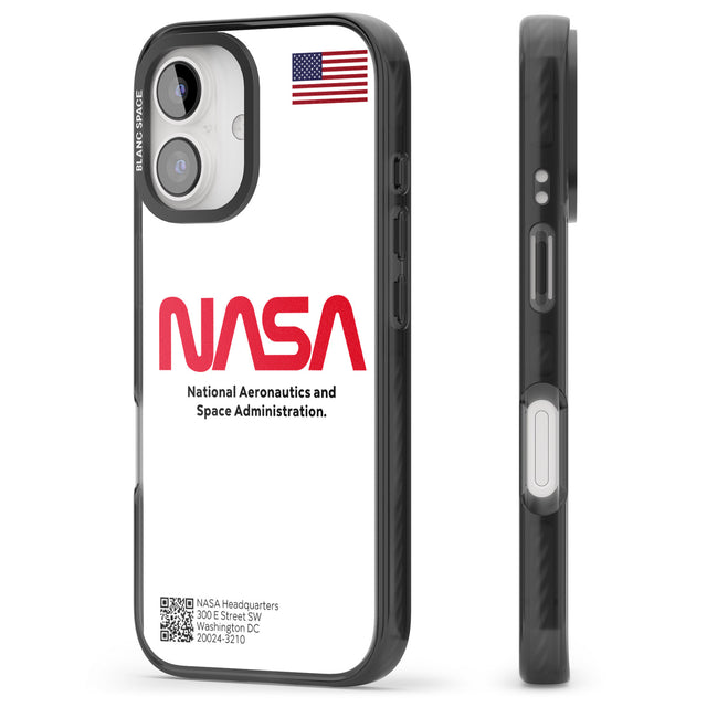 iPhone 16 Pro Max NASA The Worm Black Impact Phone Case