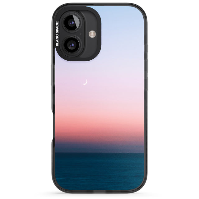 iPhone 16 Pro Max Sunset at Sea Photograph Black Impact Phone Case