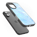 iPhone 16 Pro Max Iridescent Crystal Marble Black Impact Phone Case