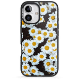 iPhone 16 Pro Max Daisies - Real Floral Photographs Black Impact Phone Case