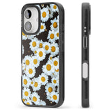 iPhone 16 Pro Max Daisies - Real Floral Photographs Black Impact Phone Case