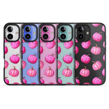 Pink Pumpkins Black Impact Phone Case for iPhone 16, iPhone 16 Plus