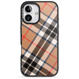 iPhone 16 Pro Max Haymarket Check Black Impact Phone Case