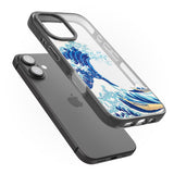 iPhone 16 Pro Max The Great Wave of Kanagawa Black Impact Phone Case