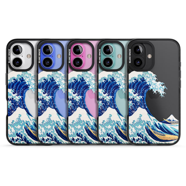 iPhone 16 Pro Max The Great Wave of Kanagawa Black Impact Phone Case