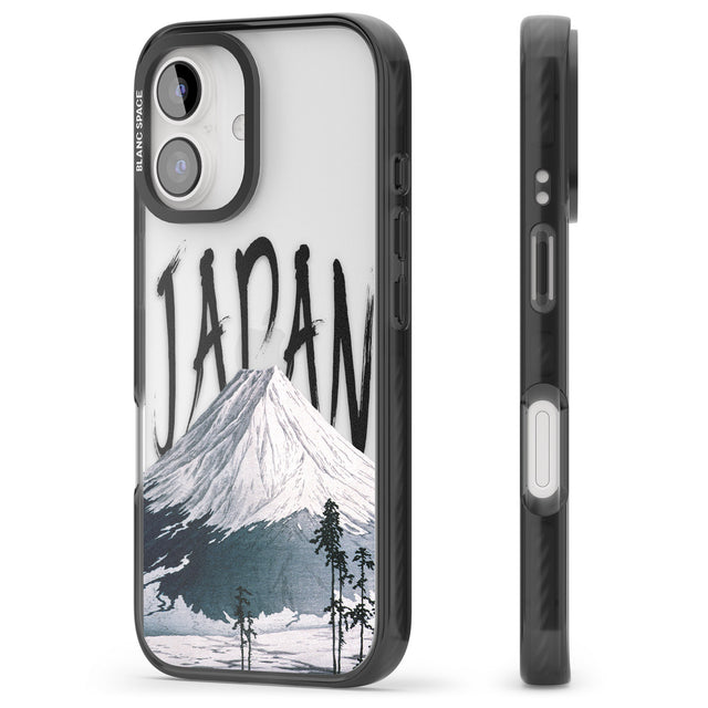 iPhone 16 Pro Max Mount Fuji Cutout Black Impact Phone Case