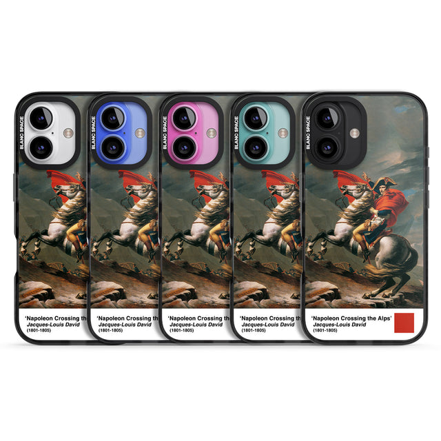 iPhone 16 Pro Max Napoleon Crossing the Alps Black Impact Phone Case