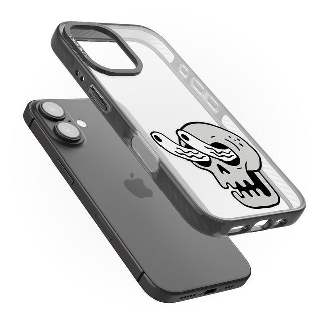 iPhone 16 Pro Max Skull Eyes Black Impact Phone Case