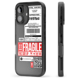 iPhone 16 Pro Max Shipping Label Black Impact Phone Case