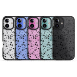 iPhone 16 Pro Max Black Cosmic Galaxy Pattern Black Impact Phone Case