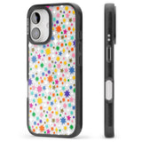 iPhone 16 Pro Max Rainbow Starburst Black Impact Phone Case