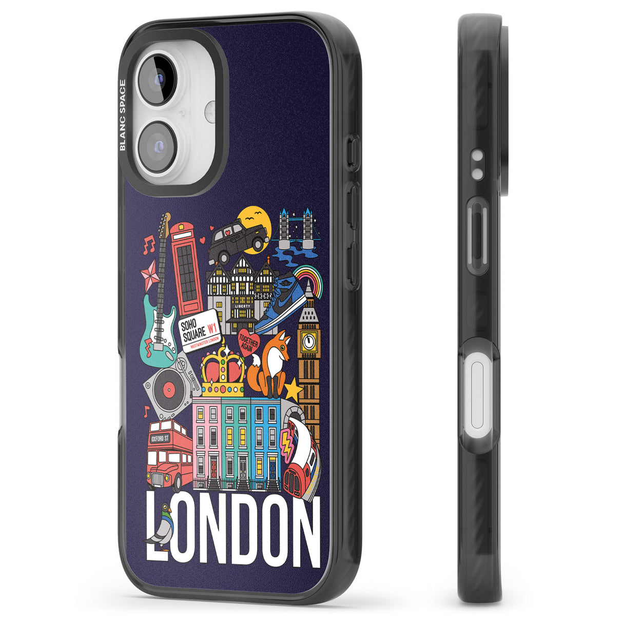 iPhone 16 Pro Max London Calling Black Impact Phone Case