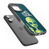 iPhone 16 Pro Max Humans Suck Alien Black Impact Phone Case