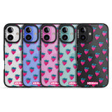 iPhone 16 Pro Max Strawberry Patch Black Impact Phone Case