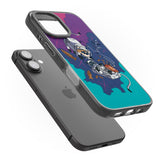 iPhone 16 Pro Max Cats In Space Black Impact Phone Case