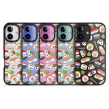 iPhone 16 Pro Max Kawaii Sushi Mix Black Impact Phone Case