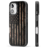 iPhone 16 Pro Max Desert Camo US Flag Black Impact Phone Case