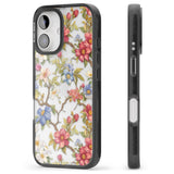 iPhone 16 Pro Max Vintage Vines & Flowers Clear Impact Phone Case + Magsafe