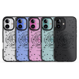 iPhone 16 Pro Max Pisces Emblem - Transparent Design Black Impact Phone Case