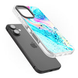 iPhone 16 Pro Max Ocean White Bath Bomb Black Impact Phone Case